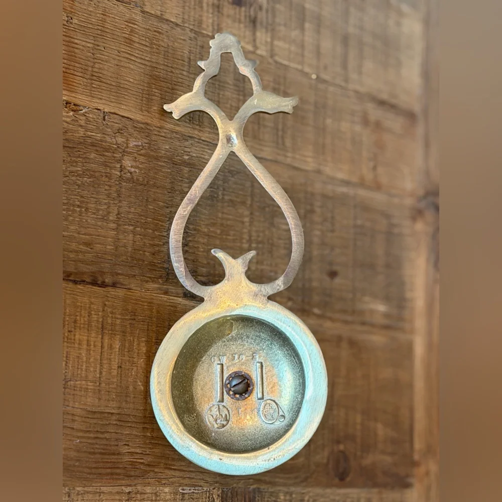 2 Colonial Williamsburg Restoration Brass Sconce. Solid | BACKPLATES ONLY